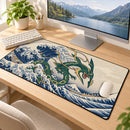 Mega Rayquaza The Great Wave Desk Mat