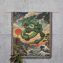 Rayquaza Pokemon Japan Style Woven Throw Blanket