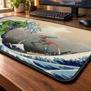 Rayquaza vs Dyoxic Pokemon The Great Wave Japan Desk Mat