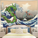 Rayquaza Vs Dyoxic Pokemon The Great Wave Tapestry