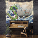 Rayquaza Vs Dyoxic Pokemon The Great Wave Tapestry