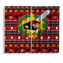 Red Chainsaw Man Denji Window Curtain