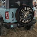 Reel Cool Grandpa Fishing Car Spare Tire Cover