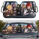 Reinhard x Felt x Julius x Crusch x Ferris ReZero Car Auto Sunshades