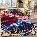 Rem And Ram Foral Kimono ReZero Rectangular Area Rug