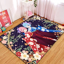 Rem And Ram Foral Kimono ReZero Rectangular Area Rug