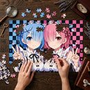 Rem Ram Re Zero Jigsaw Puzzle