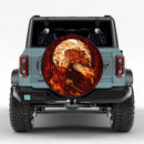Rengoku Stained Glass Demon Slayer Spare Tire Cover