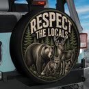 Respect The Locals Car Spare Tire Cover
