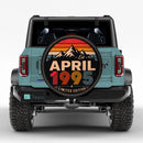 Retro April 1995 Custom Jeep Wheel Cover With Camera Hole