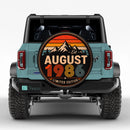Retro August 1986 Custom Jeep Wheel Cover With Camera Hole