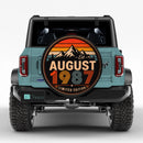 Retro August 1987 Custom Jeep Wheel Cover With Camera Hole