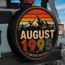 Retro August 1995 Custom Jeep Wheel Cover With Camera Hole