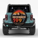Retro December 1997 Custom Jeep Wheel Cover With Camera Hole