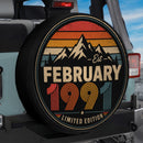 Retro February 1991 Custom Jeep Wheel Cover With Camera Hole