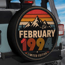 Retro February 1994 Custom Jeep Wheel Cover With Camera Hole