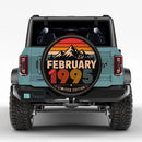 Retro February 1995 Custom Jeep Wheel Cover With Camera Hole