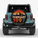 Retro February 1997 Custom Jeep Wheel Cover With Camera Hole