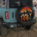 Retro July 1994 Custom Jeep Wheel Cover With Camera Hole