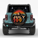 Retro July 1997 Custom Jeep Wheel Cover With Camera Hole