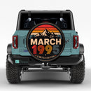 Retro March 1995 Custom Jeep Wheel Cover With Camera Hole