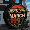 Retro March 1997 Custom Jeep Wheel Cover With Camera Hole