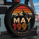 Retro May 1991 Custom Jeep Wheel Cover With Camera Hole