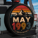 Retro March 1993 Custom Jeep Wheel Cover With Camera Hole