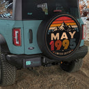 Retro May 1995 Custom Jeep Wheel Cover With Camera Hole