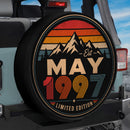 Retro May 1997 Custom Jeep Wheel Cover With Camera Hole