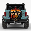 Retro May 1997 Custom Jeep Wheel Cover With Camera Hole