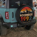 Retro November 1992 Custom Jeep Wheel Cover With Camera Hole