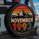 Retro November 1993 Custom Jeep Wheel Cover With Camera Hole