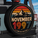 Retro November 1997 Custom Jeep Wheel Cover With Camera Hole