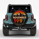 Retro November 1997 Custom Jeep Wheel Cover With Camera Hole