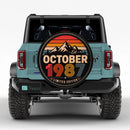 Retro October 1987 Custom Jeep Wheel Cover With Camera Hole