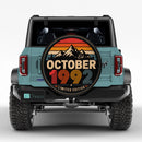 Retro October 1992 Custom Jeep Wheel Cover With Camera Hole
