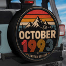 Retro October 1993 Custom Jeep Wheel Cover With Camera Hole