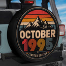 Retro October 1995 Custom Jeep Wheel Cover With Camera Hole