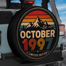 Retro October 1997 Custom Jeep Wheel Cover With Camera Hole