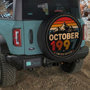 Retro October 1997 Custom Jeep Wheel Cover With Camera Hole
