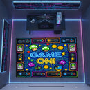 Retro Pixel Game Rectangular Area Rug