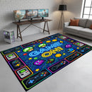 Retro Pixel Game Rectangular Area Rug