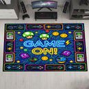 Retro Pixel Game Rectangular Area Rug