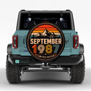 Retro September 1987 Custom Jeep Wheel Cover With Camera Hole