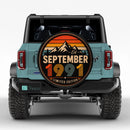 Retro September 1991 Custom Jeep Wheel Cover With Camera Hole