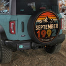 Retro September 1992 Custom Jeep Wheel Cover With Camera Hole