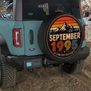 Retro September 1995 Custom Jeep Wheel Cover With Camera Hole