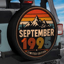 Retro September 1995 Custom Jeep Wheel Cover With Camera Hole