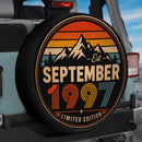Retro September 1997 Custom Jeep Wheel Cover With Camera Hole